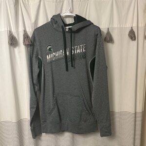 Rivalry Threads Gray Michigan State Hoodie